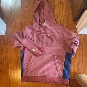 Nike Burgundy and Navy Hoodie